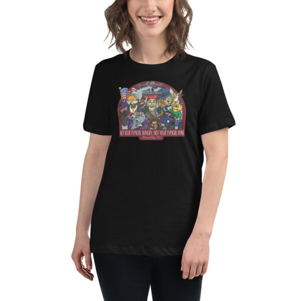 Coal Region Winery Not Typical Women's Relaxed T-Shirt - Image 3