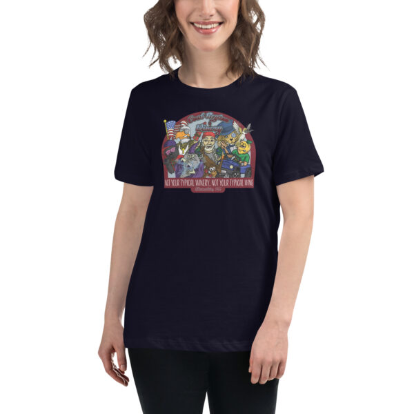 Coal Region Winery Not Typical Women's Relaxed T-Shirt - Image 2