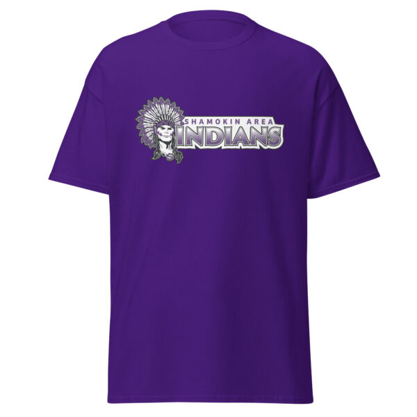 Shamokin Area Indians Logo Wordmark Unisex classic tee