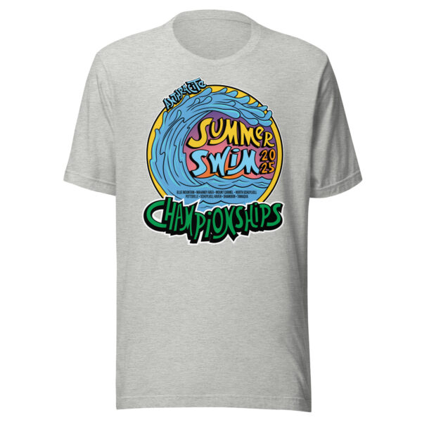 Anthracite Summer Swim Championships 2025 Unisex t-shirt - Image 9