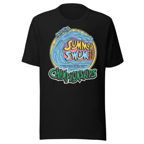 Anthracite Summer Swim Championships 2025 Unisex t-shirt - Image 2