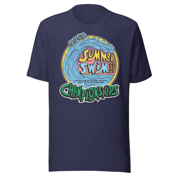 Anthracite Summer Swim Championships 2025 Unisex t-shirt - Image 4