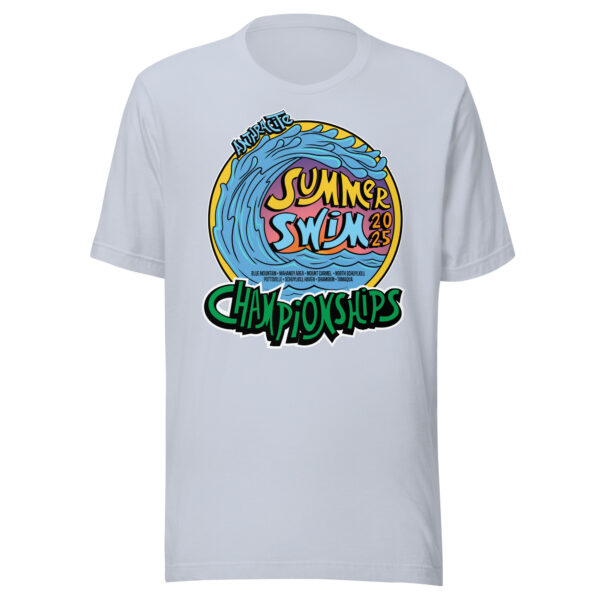 Anthracite Summer Swim Championships 2025 Unisex t-shirt - Image 10