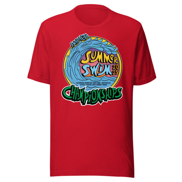 Anthracite Summer Swim Championships 2025 Unisex t-shirt - Image 5