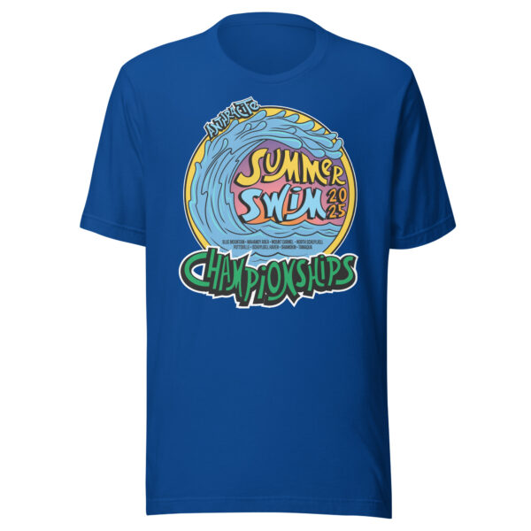 Anthracite Summer Swim Championships 2025 Unisex t-shirt
