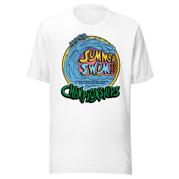 Anthracite Summer Swim Championships 2025 Unisex t-shirt - Image 12
