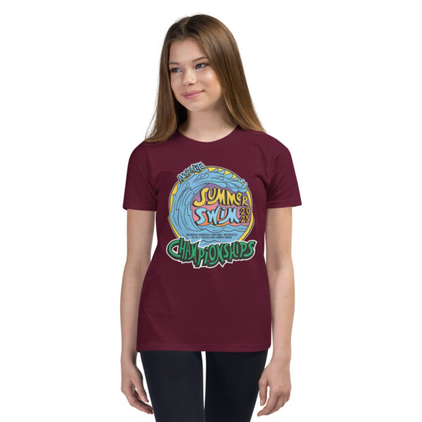 Anthracite Summer Swim Championships 2025 Youth Short Sleeve T-Shirt