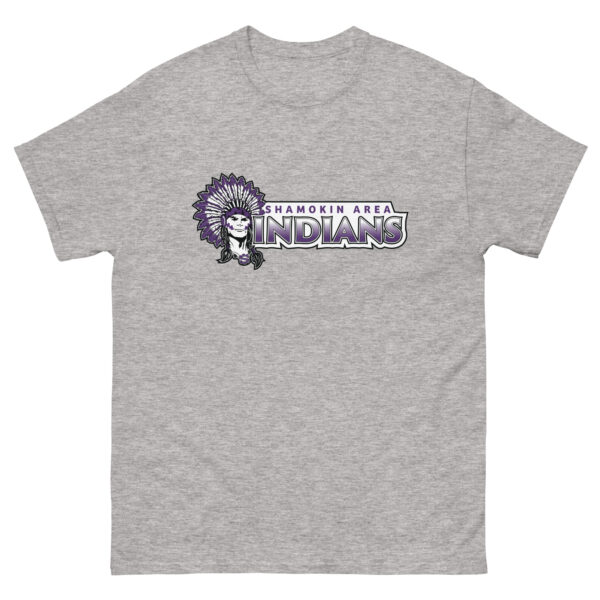 Shamokin Area Indians Logo Unisex classic tee - Image 3
