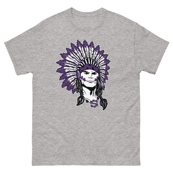 Shamokin Area Indians Indian Logo Unisex classic tee - Image 3