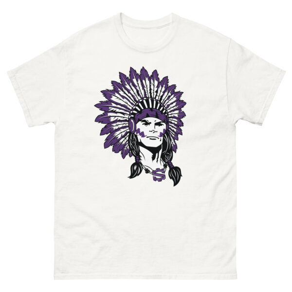 Shamokin Area Indians Indian Logo Unisex classic tee - Image 4