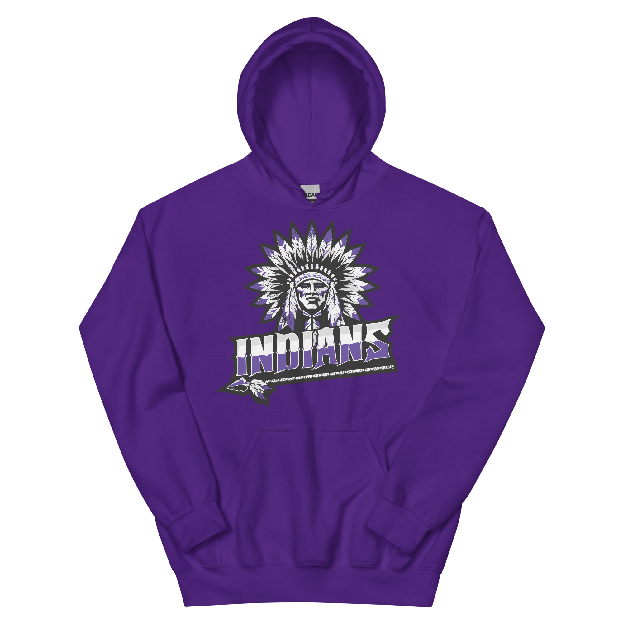 Shamokin Area Indians Alternate Unisex Hoodie - Image 2
