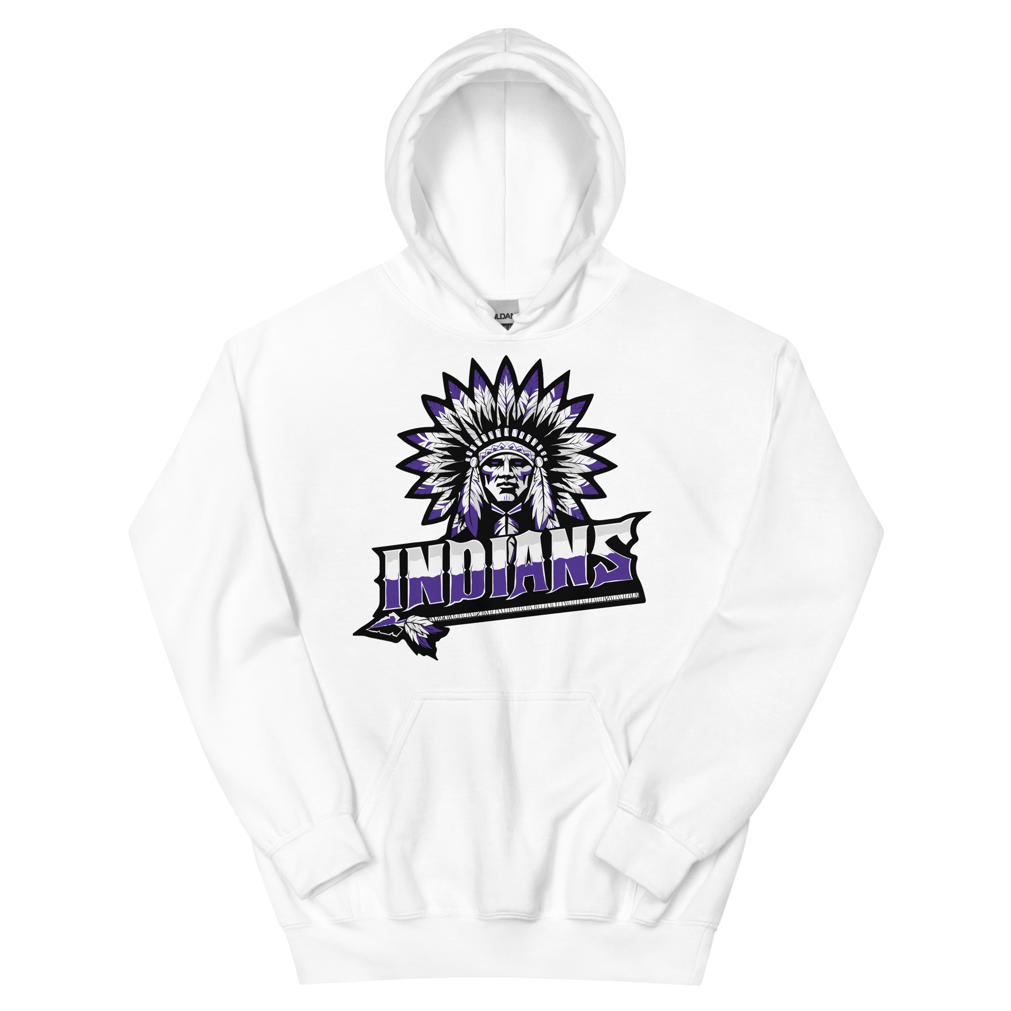 Shamokin Area Indians Alternate Unisex Hoodie - Image 3