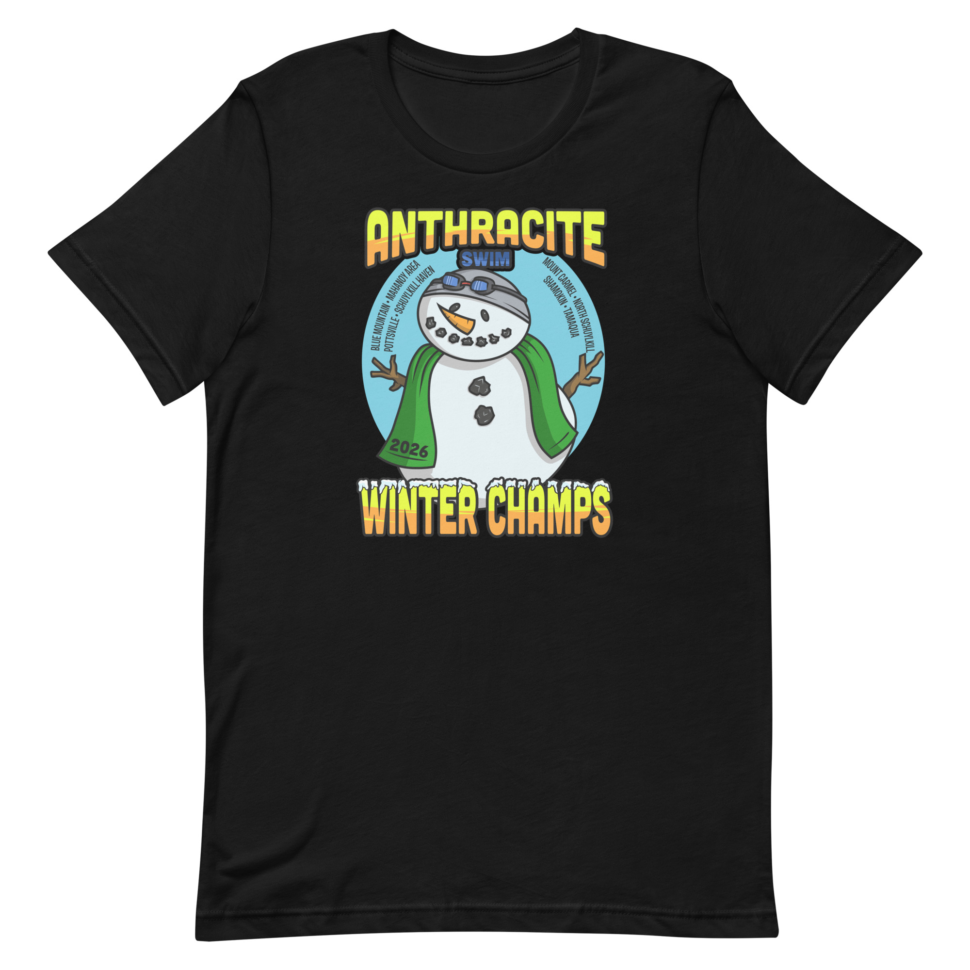 Anthracite Winter Swim Champs 2026 Adult Shirt - Image 2