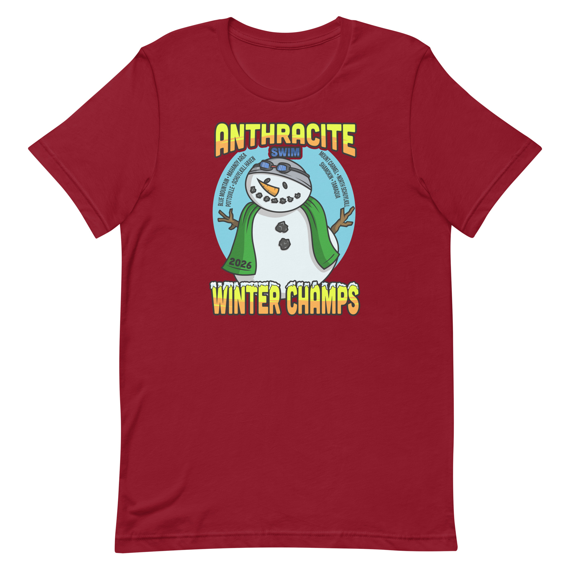 Anthracite Winter Swim Champs 2026 Adult Shirt - Image 3