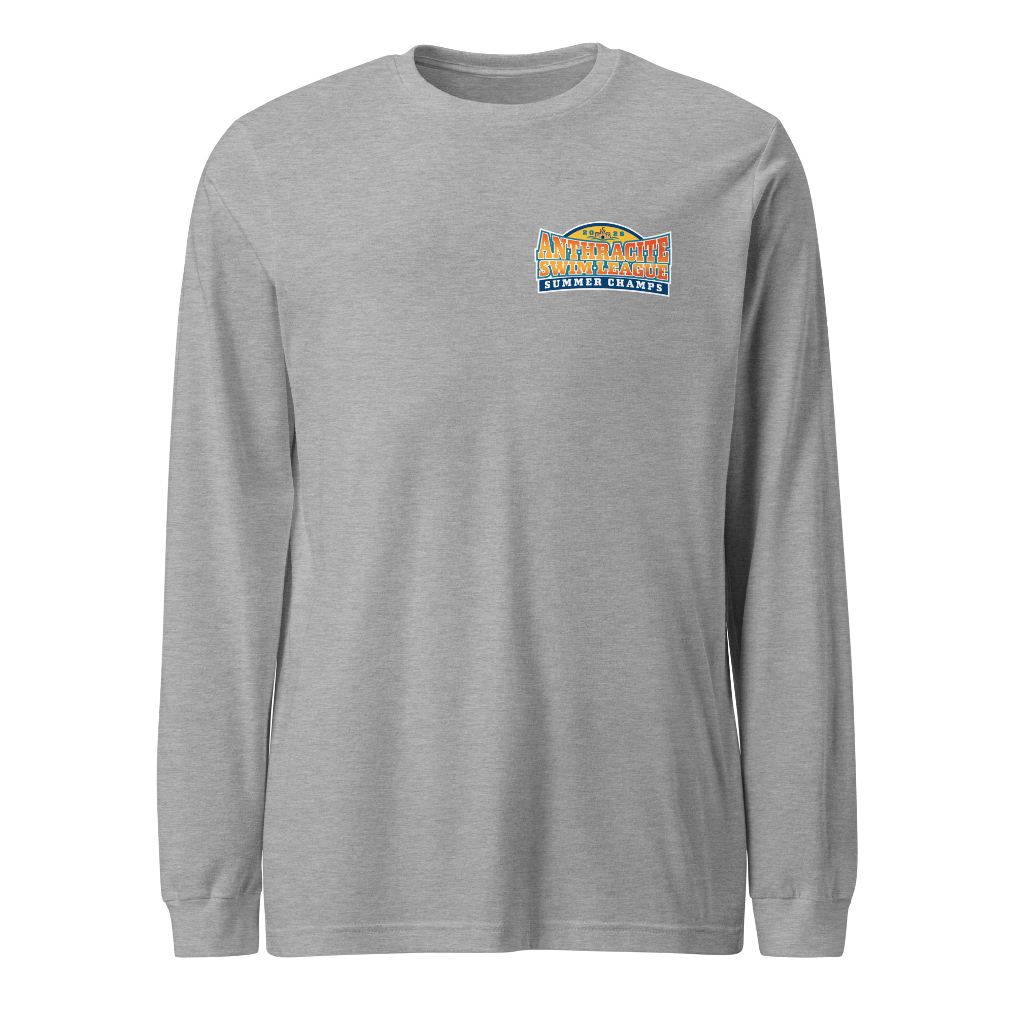 2026 Anthracite Swim Summer Champs Unisex Long Sleeve Tee - Image 7
