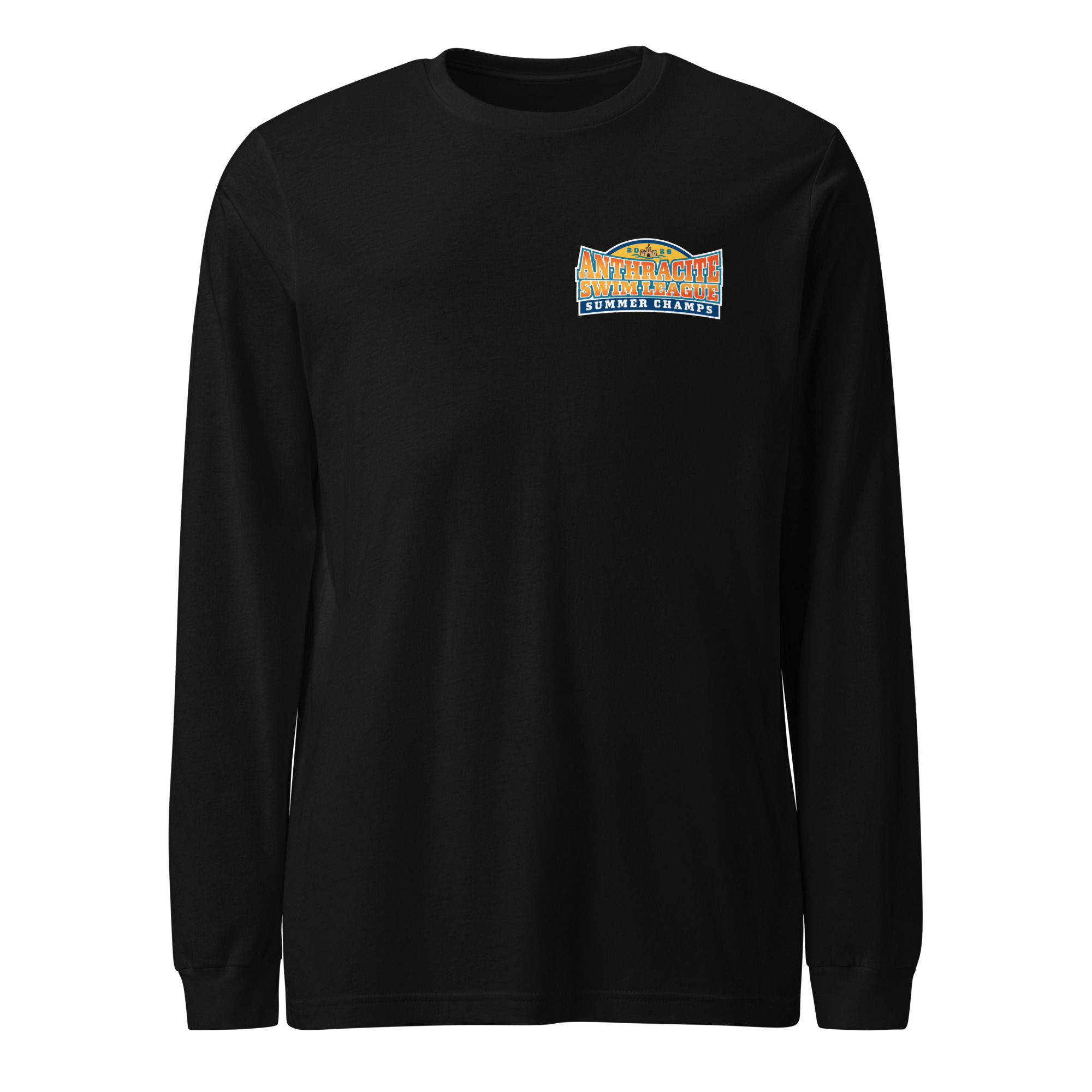 2026 Anthracite Swim Summer Champs Unisex Long Sleeve Tee - Image 2