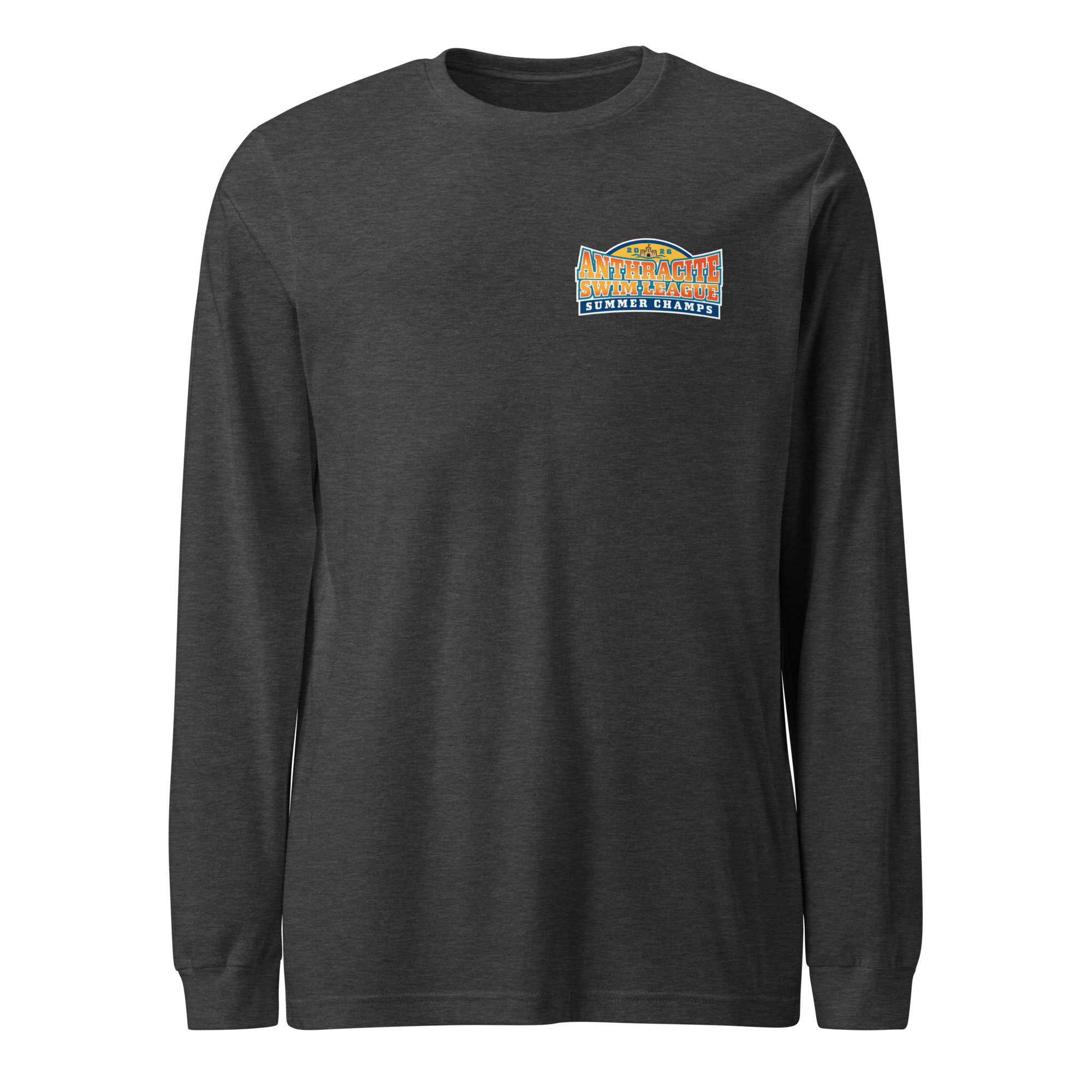 2026 Anthracite Swim Summer Champs Unisex Long Sleeve Tee