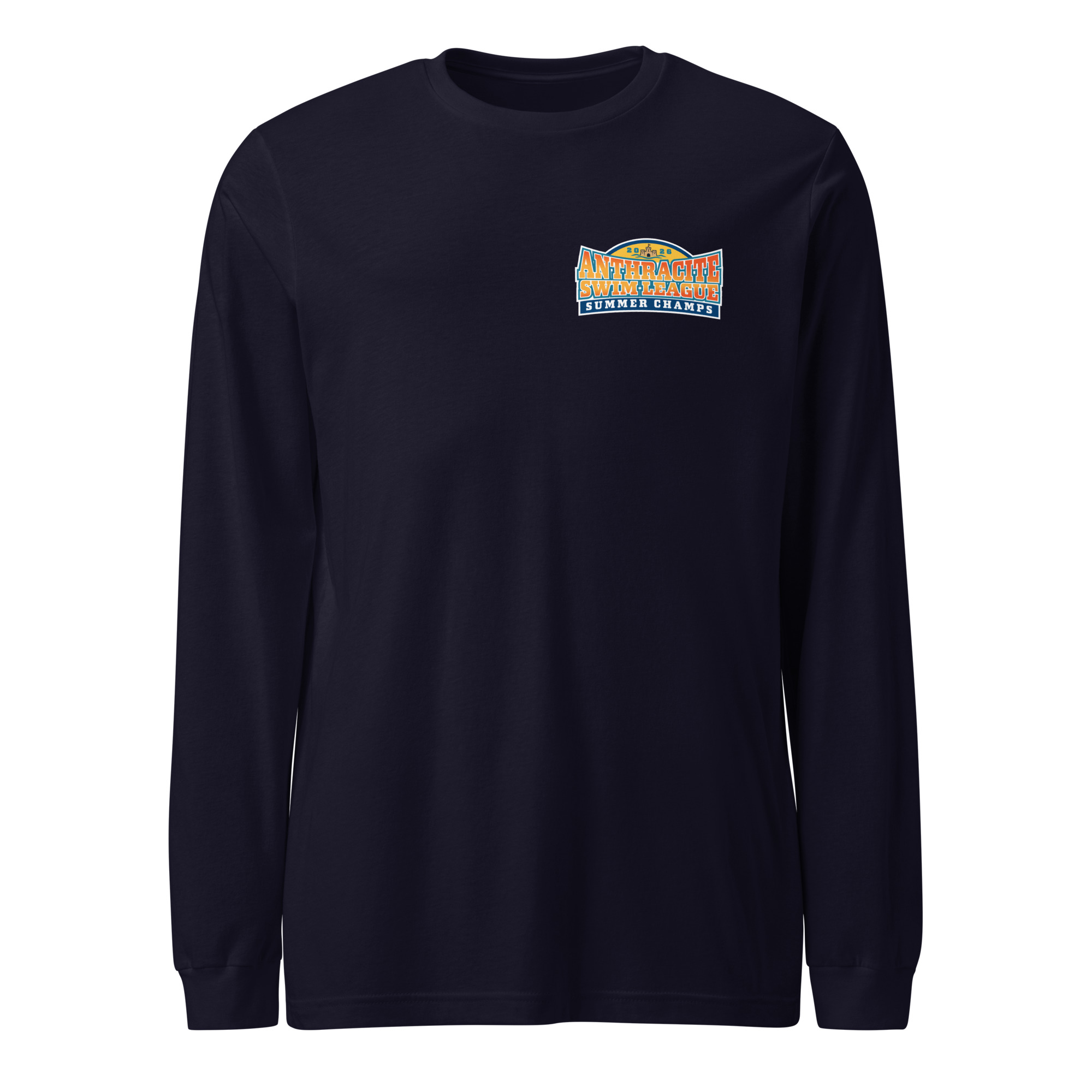 2026 Anthracite Swim Summer Champs Unisex Long Sleeve Tee - Image 3