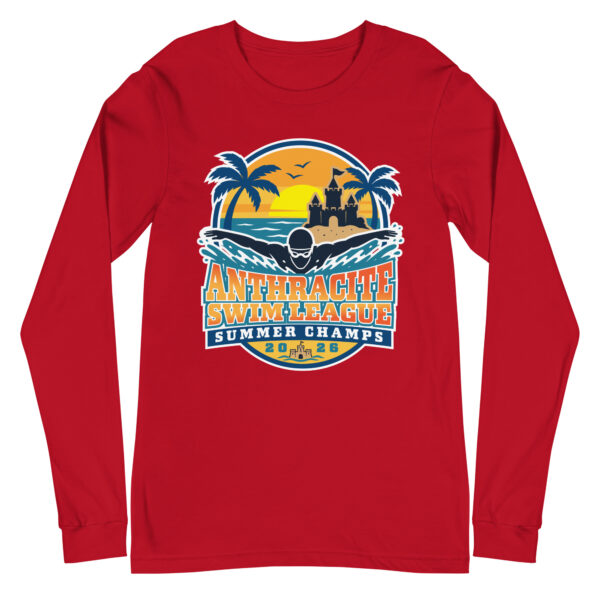 2026 Anthracite Swim Summer Champs Unisex Long Sleeve Tee