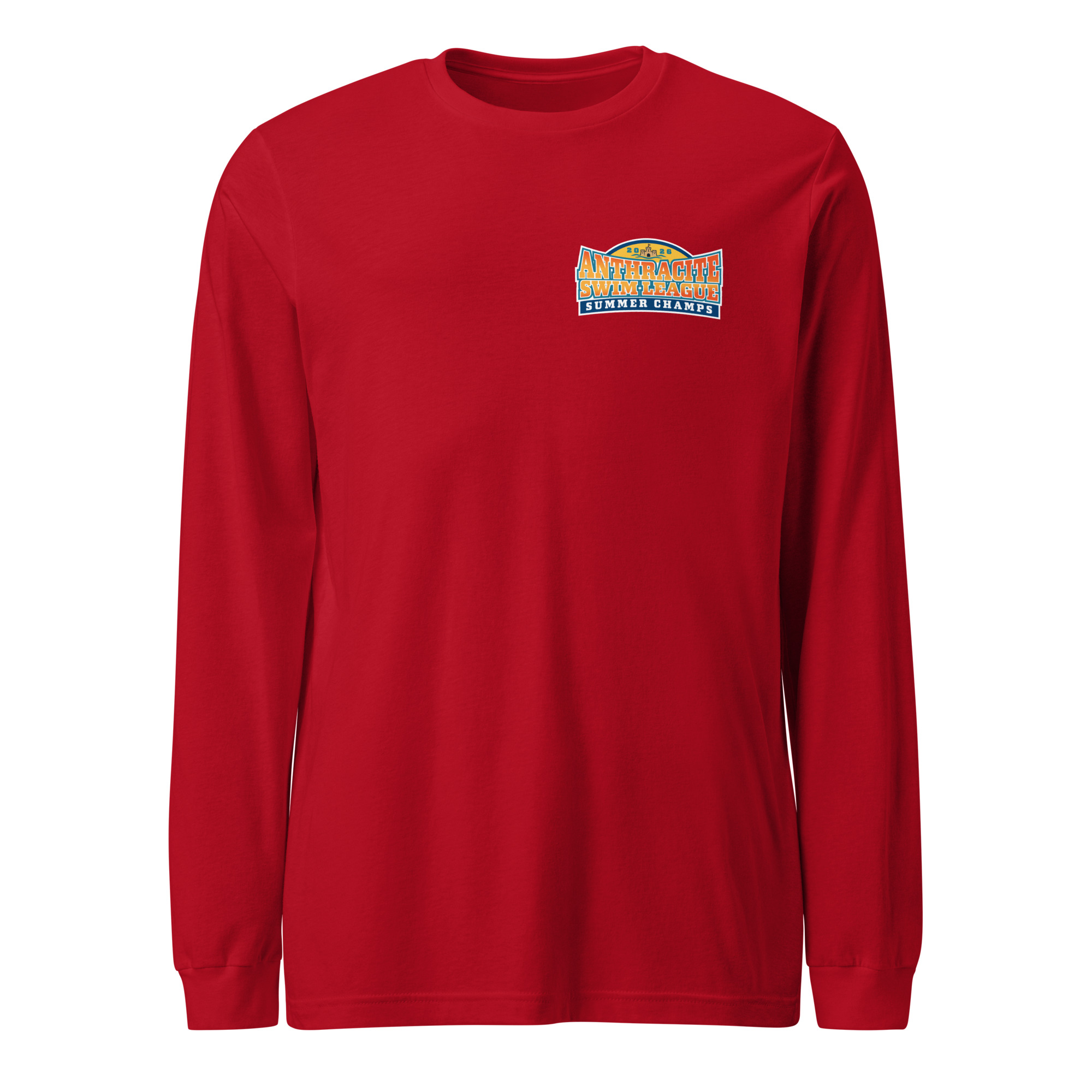 2026 Anthracite Swim Summer Champs Unisex Long Sleeve Tee - Image 4