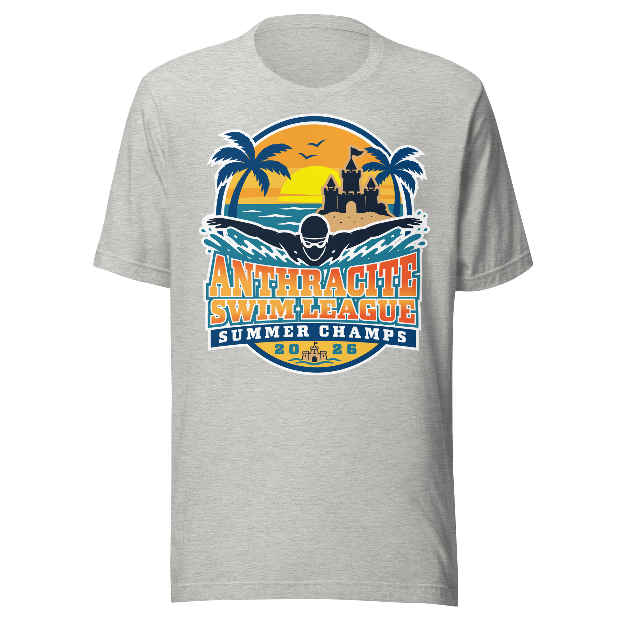 2026 Anthracite Swim Summer Champs Adult Shirt - Image 9