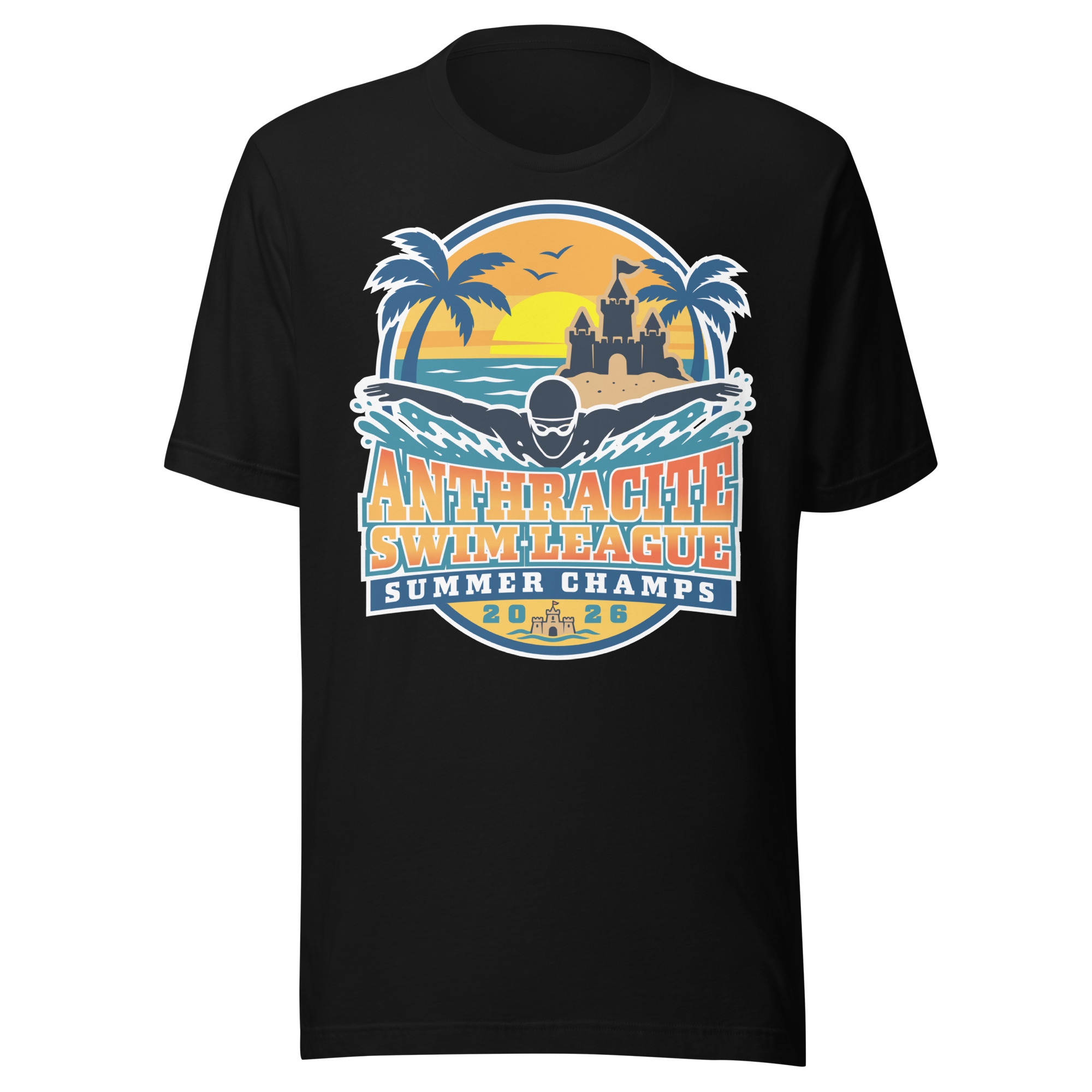 2026 Anthracite Swim Summer Champs Adult Shirt - Image 2