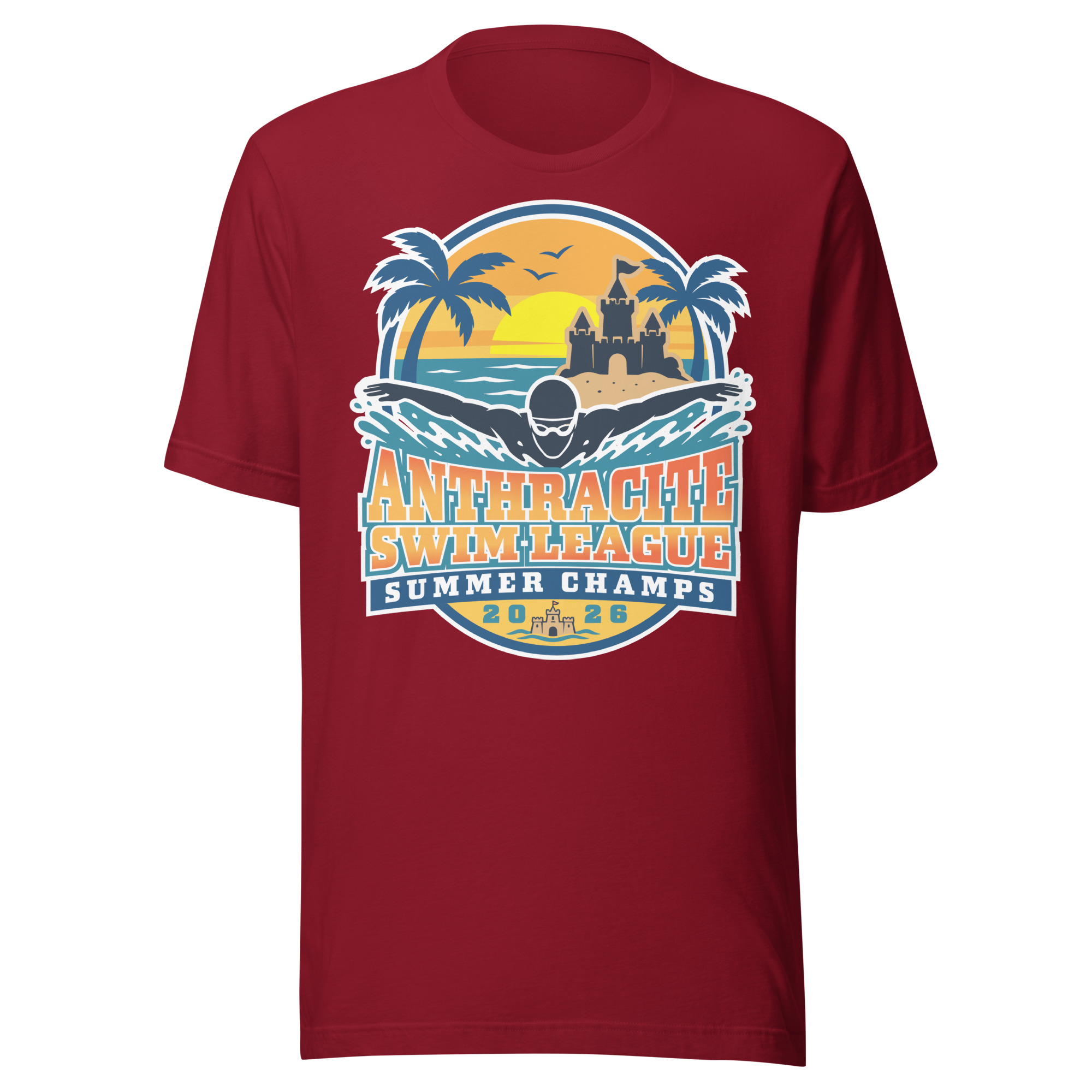2026 Anthracite Swim Summer Champs Adult Shirt - Image 3