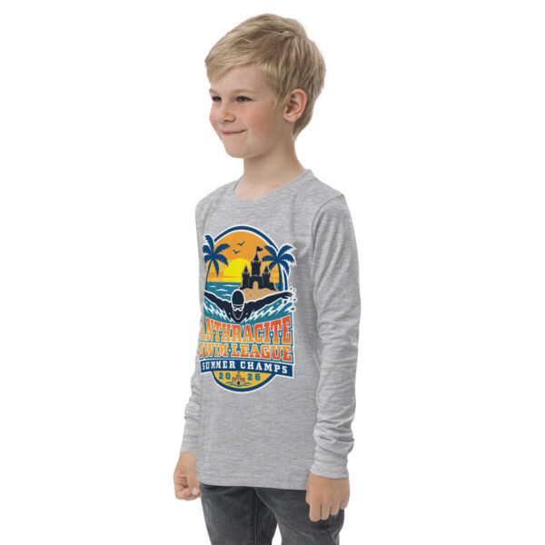 2026 Anthracite Swim Summer Champs Youth long sleeve tee