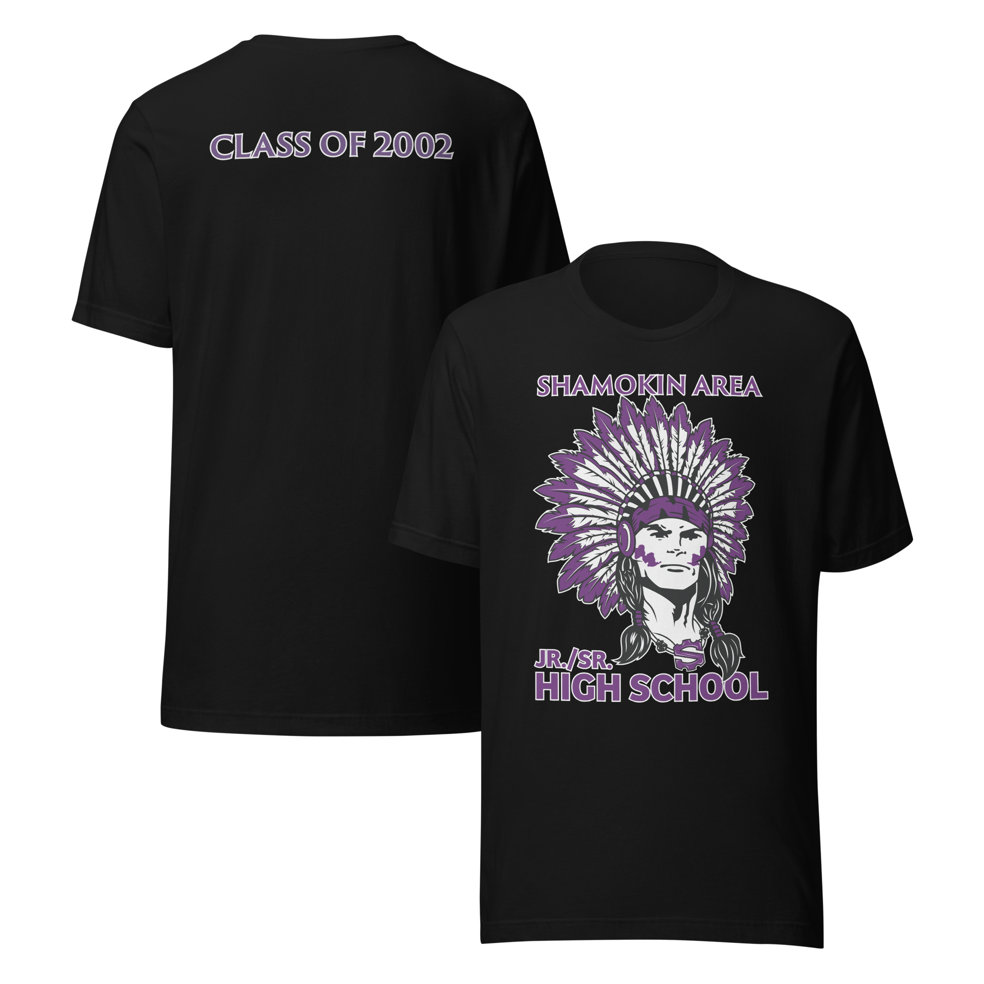 Shamokin Area School Class of 2002 Unisex t-shirt - Image 2