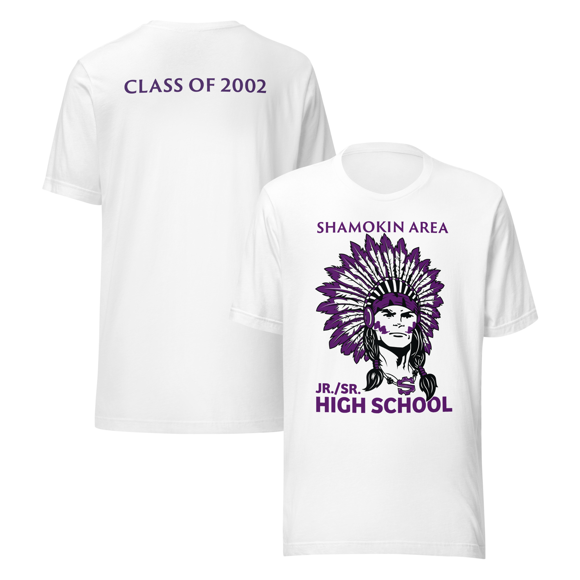 Shamokin Area School Class of 2002 Unisex t-shirt - Image 6