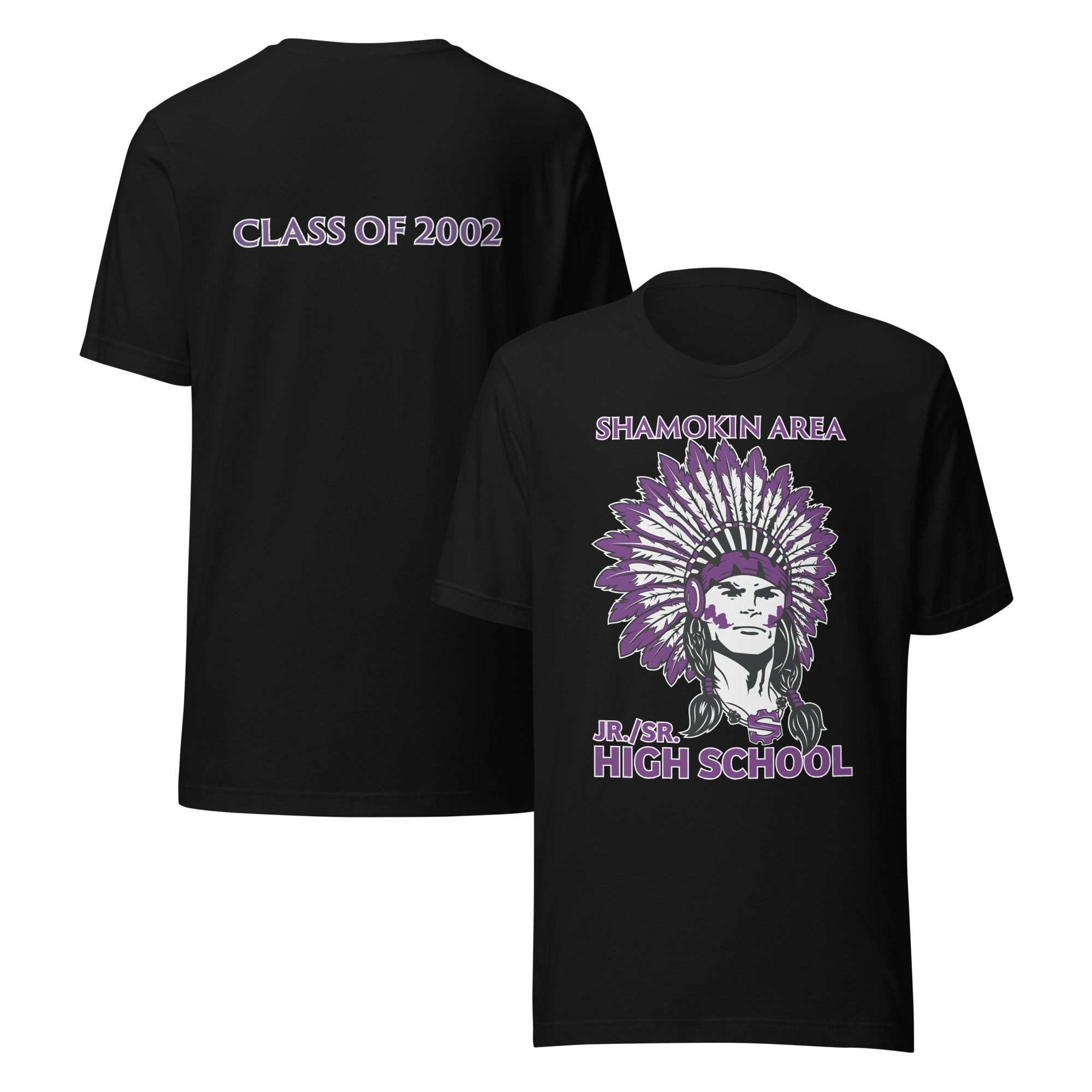 Shamokin Area Class of 2002 Unisex t-shirt - Image 2