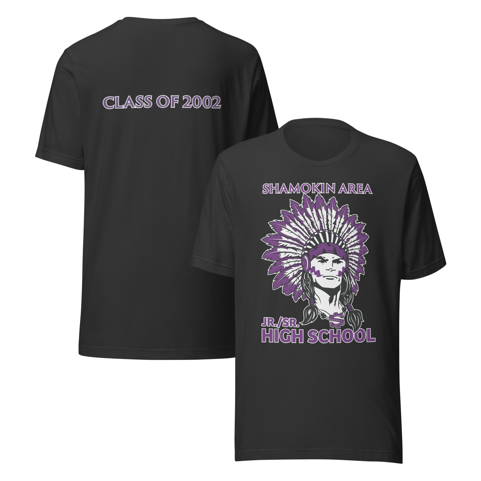 Shamokin Area Class of 2002 Unisex t-shirt - Image 3